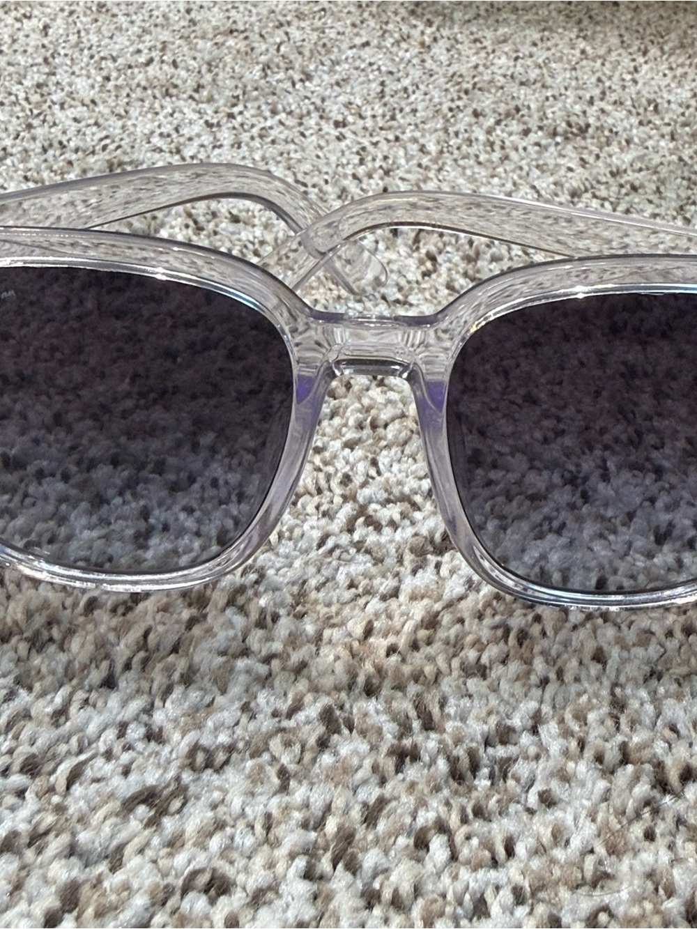 Ray Ban RB4401D Transparent Sunglasses